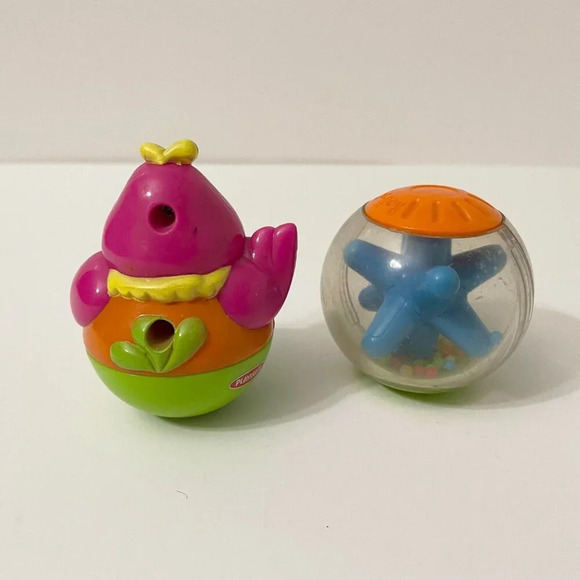 2003 Hasbro Playskool Lot of  5 Weebles Wobble Figures and 1 Roll A Round Ball - Picture 11 of 13